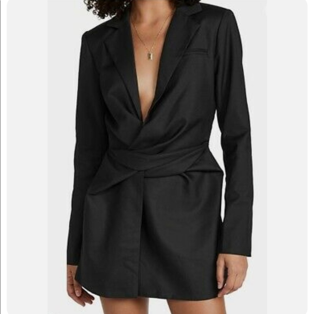 Lioness VIP Only Black Blazer dress Small